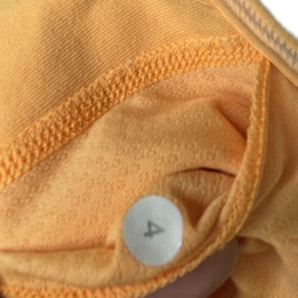 Lululemon No Limits Layered Tank Bra Navy Blue Orange 4 S - Picture 4 of 4